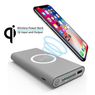 Qi Wireless Charger 30000mAh Power Bank For iPhone X 8 Plus Samsung No_1